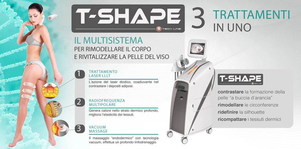 T-shape: tutte le azioni